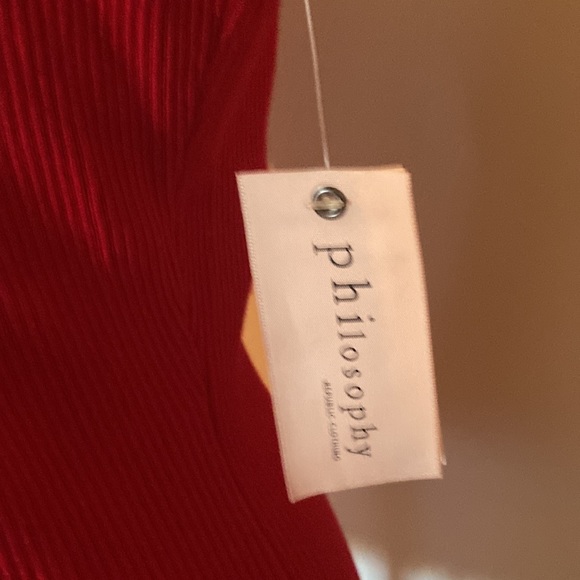 💎NWT Philosophy Red Sweater💎 - Picture 3 of 6